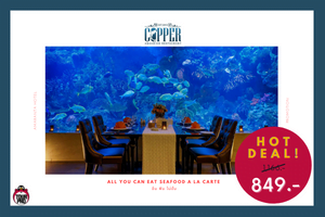 Copper Aquarium Restaurant (𝐀𝐥𝐥 𝐘𝐨𝐮 𝐂𝐚𝐧 𝐄𝐚𝐭 𝐒𝐞𝐚𝐟𝐨𝐨𝐝 𝐀 𝐋𝐚 𝐂𝐚𝐫𝐭𝐞)